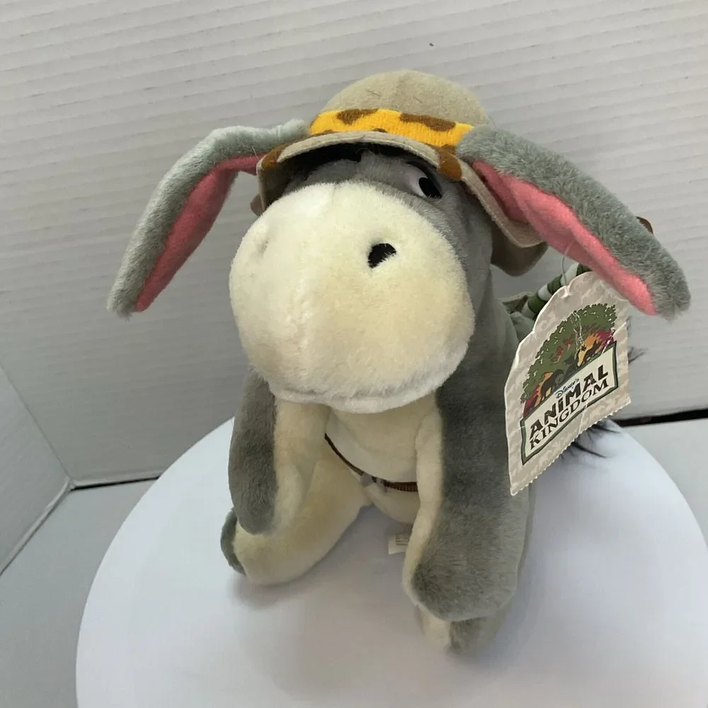 Vintage‎ Walt Disney World Safari Eeyore Plush Stuffed Animal Kingdom 9